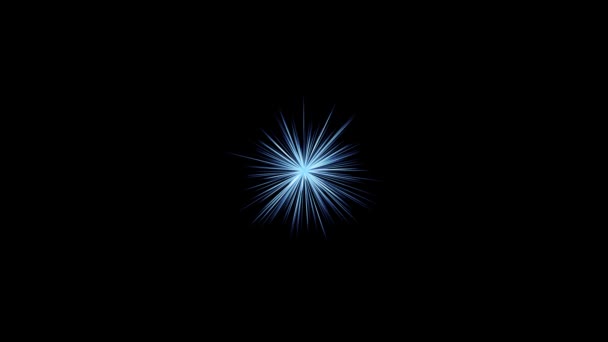 超新星効果 光粒子を用いた超新星爆発シミュレーション — ストック動画