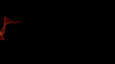 Renkli ışık parçacıkları. Ekranda dönen soyut renkli ışık parçacıklarının 4k 3D animasyonu