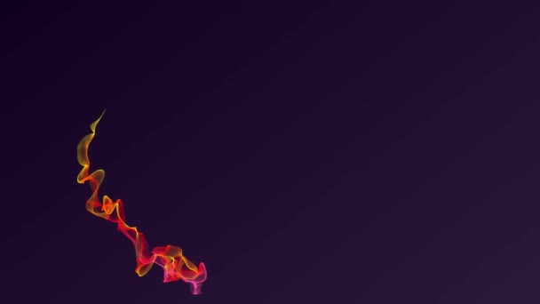 Красочные Частицы Вращаются Анимация Абстрактных Красочных Частиц Света Вращающихся Экрану — стоковое видео
