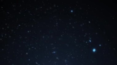 Kar fırtınası. 4k kar fırtınası simülasyonu