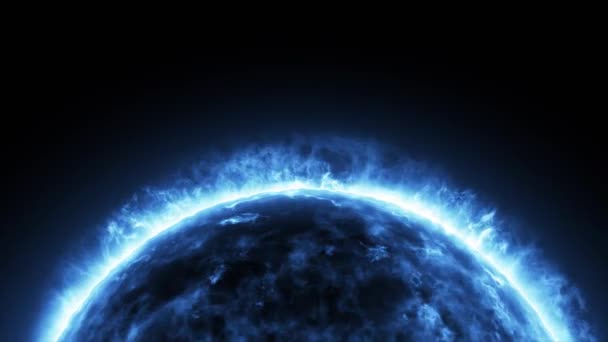 Surface Neutron Star Closeup Rendering Surface Neutron Star — Stock Video