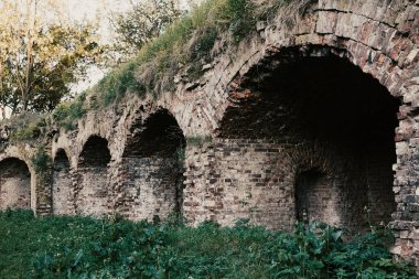 Brest Kalesi, Brest, Beyaz Rusya. Brest Kalesi iç parçanın binalar.