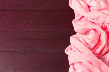 arka plan doku. Pamuk Kumaş pembe. Bu toz pembe pamuk dokuma bahar romantik bir aura verir.
