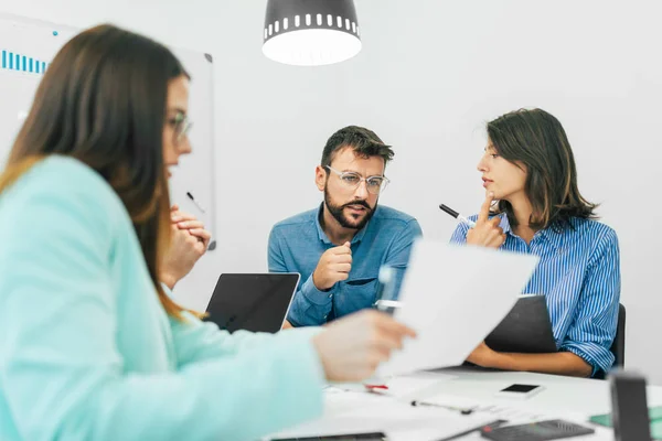 Diseñadores Trabajando Juntos Gente Negocios Trabajando Juntos — Foto de Stock