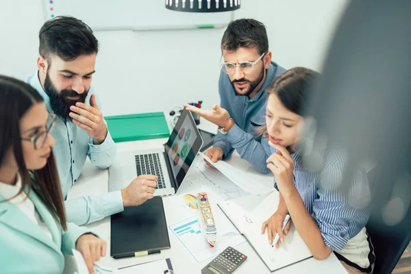 Diseñadores Trabajando Juntos Gente Negocios Trabajando Juntos — Foto de Stock