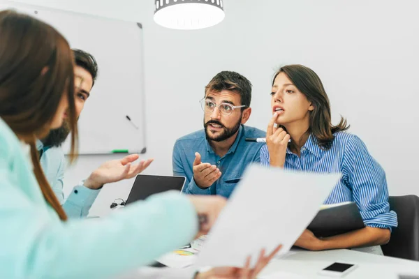 Diseñadores Trabajando Juntos Gente Negocios Trabajando Juntos — Foto de Stock