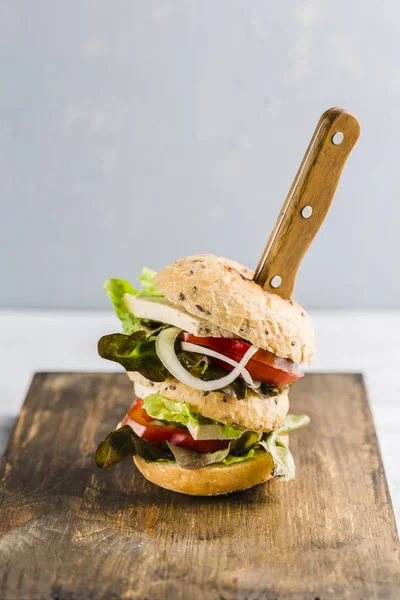 Veganer Burger — Stockfoto