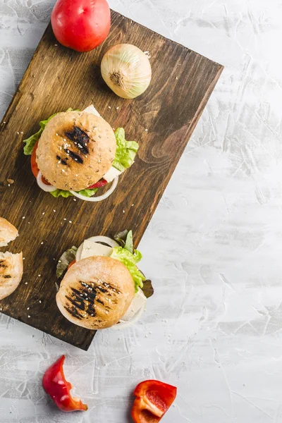 Veganer Burger — Stockfoto