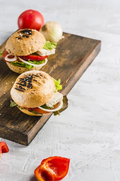 Veganer Burger — Stockfoto