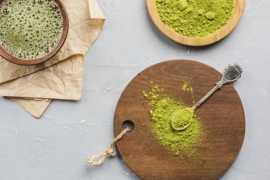 Kibrit yeşil çay tozu 