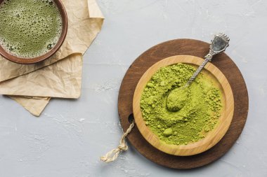 Kibrit yeşil çay tozu 