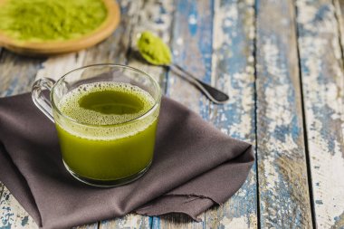 Kibrit yeşil çay tozu