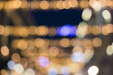 Işık noktalar ve bokeh ile Festival arka plan