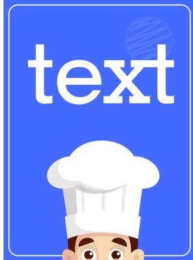 Şef Peek bir boo vektör çizim