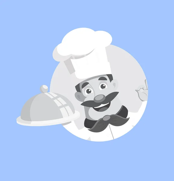 Maître Chef Vectoriel Illustration — Image vectorielle