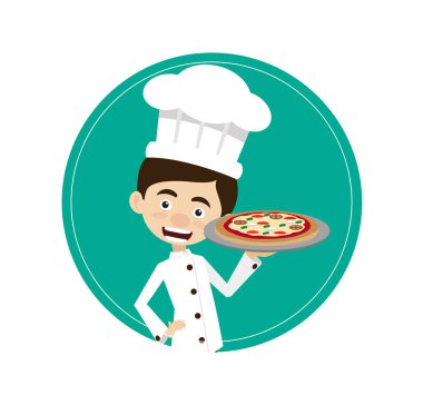 Şef vektör çizim tasarım - Daire