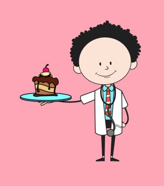 Çizgi film Doktor - Pasta Sunar