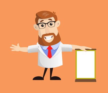 Doktor - Boş bir tahtayla ayakta durmak