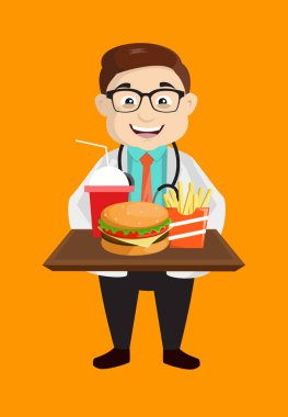 Dermatolog Doktor Fast Foods 'u sunar.
