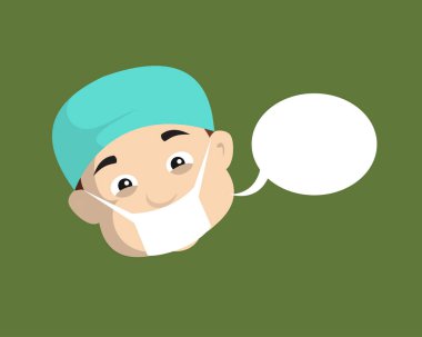 Dermatolog Doktor - Konuşma Baloncuğu ile