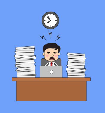Dişçi - Ofis çalışmasından bıkmış