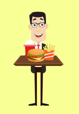 Şirket İş Karakteri - Fast Foods Sunar