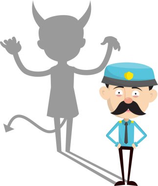 Komik Polis - Şeytan Adam Sahte Gülümsemeyle Duruyor
