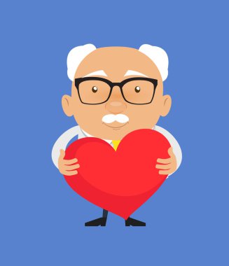 Eski Patron İşadamı - Kalpli Ayakta Duran