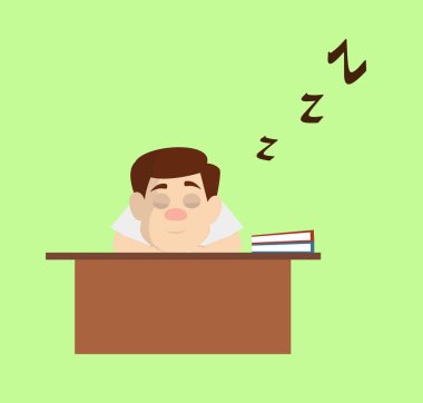 Doktor - Ofis Masasında Uyumak