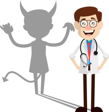 Doktor - Şeytan insan Sahte Gülümsemeyle Duruyor