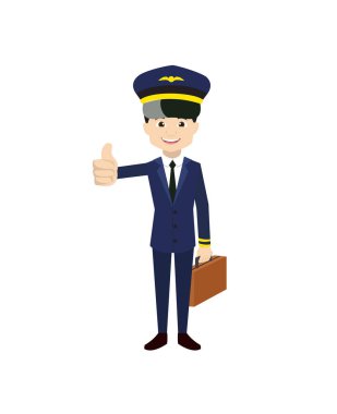 Pilot - Başparmak Yukarı Gösteriliyor