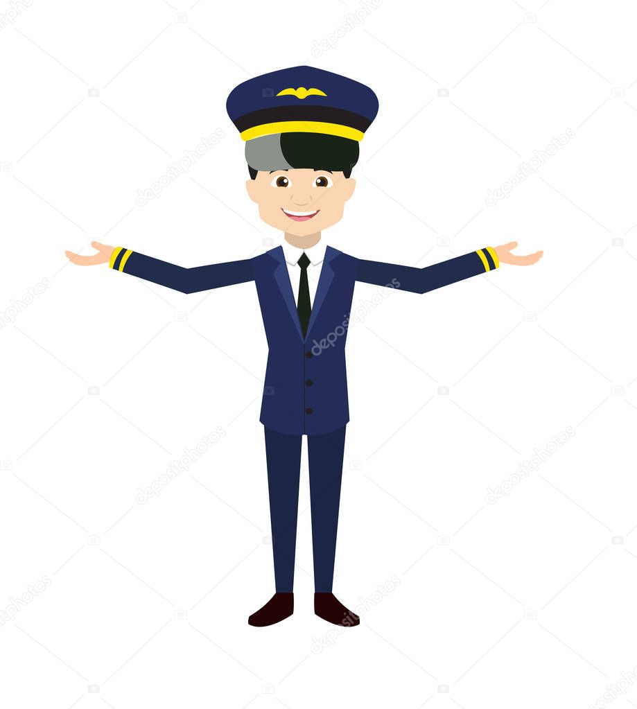 Pilot - Standing in Presenting Pose