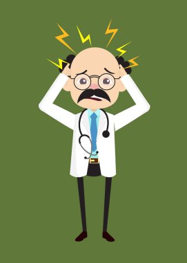 Endişeli Yüzlü Psikiyatrist