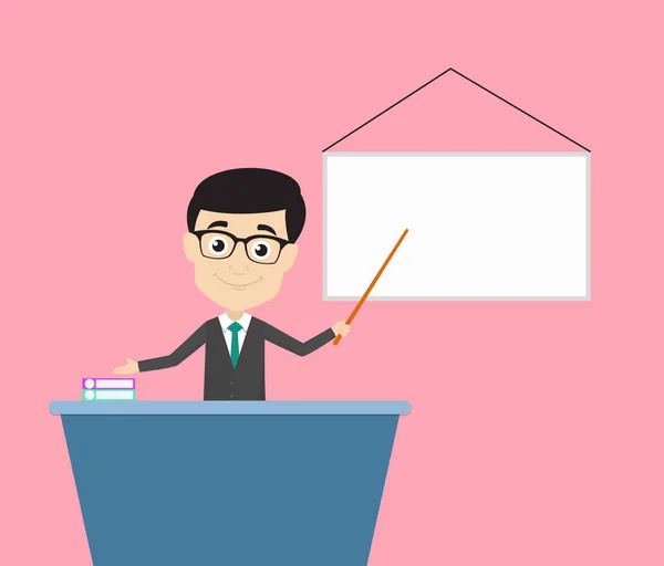 Profesyonel Erkek - Beyaz Tahtada Sunum