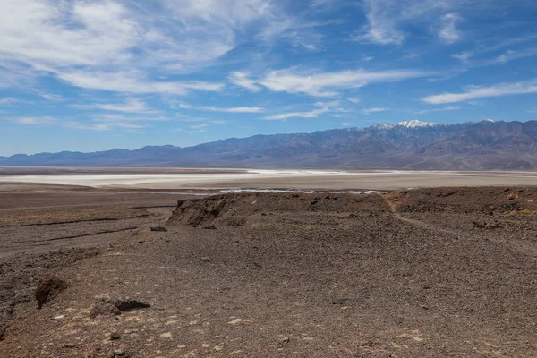 Badwater Basin Lago Salado Valle Muerte — Foto de Stock