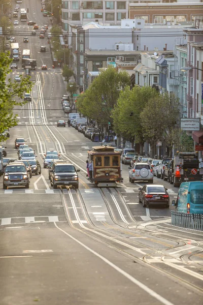 Kolejka Linowa San Francisco — Zdjęcie stockowe