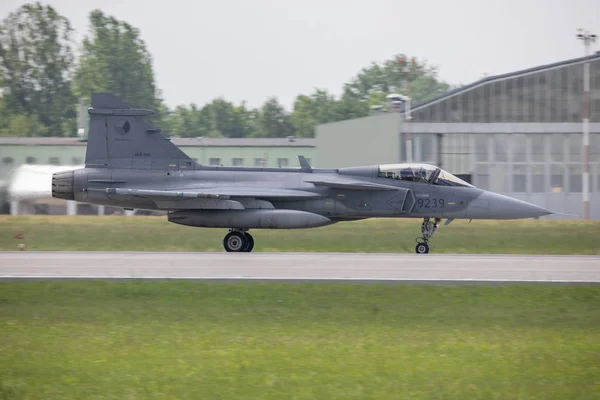 Poland Krzesiny 2018 Czech Air Force Jas Gripen Nato Tiger — Stock Photo, Image