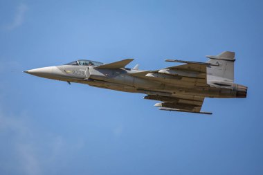 Çek Cumhuriyeti, Pardubice - 7.6.2018 çek Hava Kuvvetleri Jas 39 Gripen Pardubice hava sırasında göstermek 7.06.2018 Pardubice, Çek Cumhuriyeti