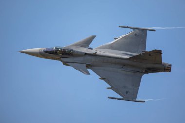 Çek Cumhuriyeti, Pardubice - 7.6.2018 çek Hava Kuvvetleri Jas 39 Gripen Pardubice hava sırasında göstermek 7.06.2018 Pardubice, Çek Cumhuriyeti
