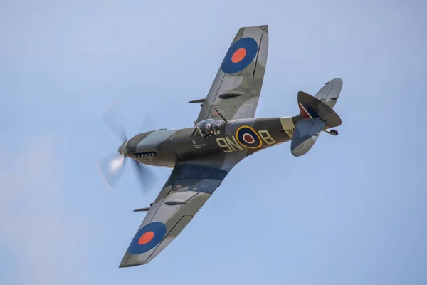 Δημοκρατία Της Τσεχίας Παρντουμπίτσε 2018 Supermarine Spitfire Κατά Διάρκεια Της — Φωτογραφία Αρχείου