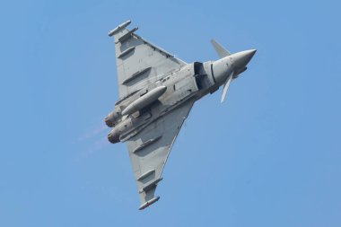 Amerika Birleşik Devletleri, Fairford - Eurofighter Typhoon görüntülemek 13.07.2018 Fairford, İngiltere Kraliyet Uluslararası Hava dövme sırasında 13.7.2018 