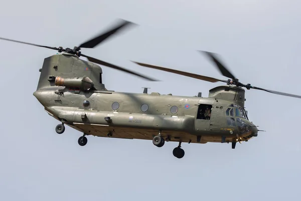 United Kingdom Fairford 2018 Chinook Helicopter Display Royal International Air — Stock Photo, Image