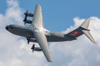 13.07.2018 Fairford, İngiltere Kraliyet Uluslararası Hava dövme sırasında İngiltere, Fairford - 13.7.2018 Airbus A400 görüntülemek 