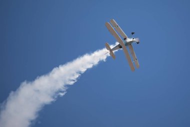 İngiltere, Duxford-15.7.2018 Casa 1.131 Jungman 15.07.2018 Duxford, İngiltere Duxford Havacılık Müzesi üzerinde uçan 