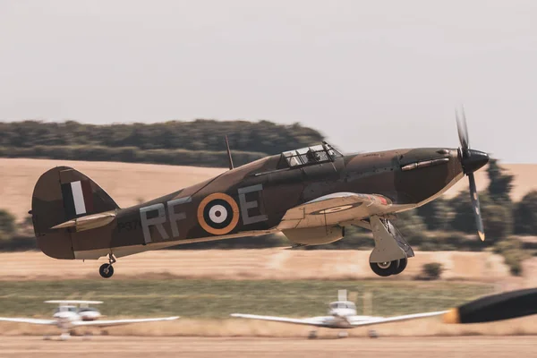 Ηνωμένο Βασίλειο Duxford 2018 Θάλασσα Hawker Fury Duxford Μουσείο Αεροπορίας — Φωτογραφία Αρχείου