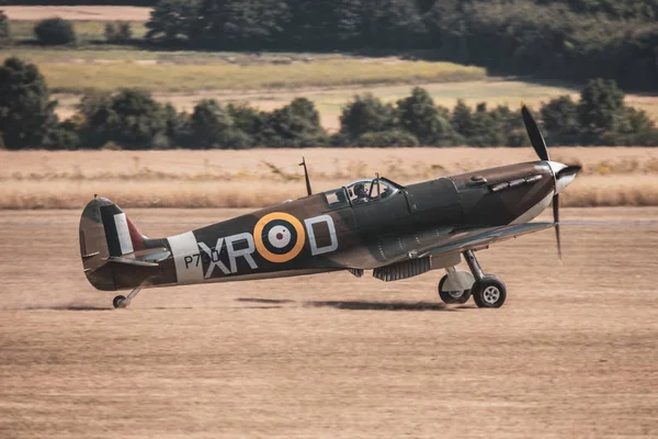 Wielka Brytania Duxford 2018 Hawker Sea Fury Muzeum Lotnictwa Duxford — Zdjęcie stockowe