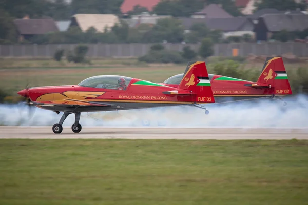 Slowakije Sliac 2018 Koninklijke Jordaanse Falcons Tijdens Slowaakse International Air — Stockfoto