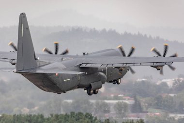 Slovakya, Sliac - 2.09.2018 sırasında 2.09.2018 Sliac, Slovakya Slovak uluslararası hava Fest C-130 Herkül