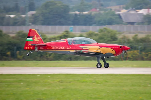 Словакия Sliac 2018 Royal Jordanian Falcons Display Slovak International Air — стоковое фото