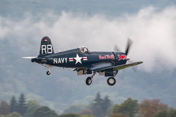 Slovensko Sliač 2018 Flying Bulls Zobrazit Během Slovenské International Air — Stock fotografie